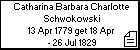 Catharina Barbara Charlotte Schwokowski