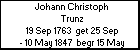 Johann Christoph Trunz