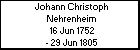 Johann Christoph Nehrenheim