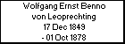 Wolfgang Ernst Benno von Leoprechting